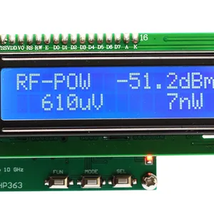 PACKBOXPRICE HP363 지능형 디지털 RF 전력계 1MHz ~ 10GHz -50 ~ 0dBm RF 신호 측정기 모듈
