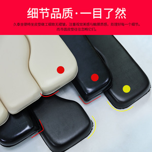 Aluminum Alloy Wheeled Commode <b>Chair</b> 818 Foldable Lightweight Portable Toilet For Elderly Disabled <b>Mobility</b> Assistance - Product Image 4