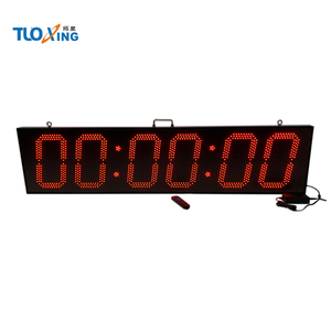 Hot bán 12 inch 6 chữ số LED lớn một mặt thời gian đồng hồ adapter điện tử di động không thấm nước điều khiển từ xa hẹn giờ - Product Image 4