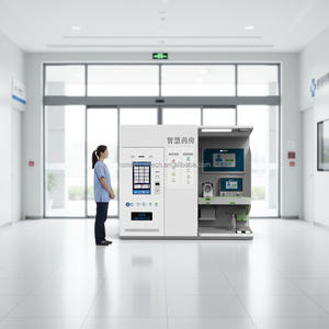 Distributeur automatique de médicaments en télémédecine HS-S550 2 en 1 avec balance, kiosque de contrôle de santé multi-paiements - Product Image 2
