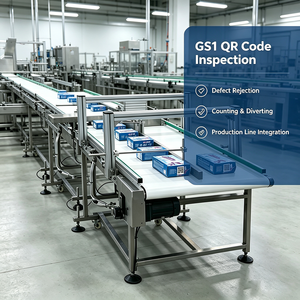 Escáner de Códigos QR, Máquina de Detección y Clasificación, Lectura Precisa de Códigos, Eliminación de Defectos, Transporte, Conteo, Distribución Multicarril - Product Image 1