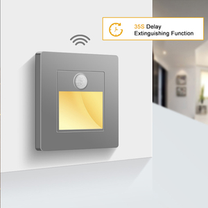 Hotook thông minh trong nhà LED Tường Đèn cảm biến chuyển động ánh sáng cầu thang cho hành lang góc lõm bước footlight cơ thể nhôm - Product Image 3