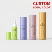 Flacon pulvérisateur en plastique PET dégradé de 150 ml pour soins de la peau, tonique, sérum, shampoing, lotion, avec pompe à brume fine, emballage cosmétique
