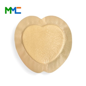 Pansement en mousse de silicone de classe II CE médical avec bordure souple, haute absorption, pour le traitement des ulcères scrauxs du coccyx - Product Image 5