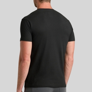 T-shirt Sportiva da <span class=keywords><strong>Uomo</strong></span> Personalizzabile con Logo, 95% Cotone 5% Elastan, Aderente e Compressiva, Modello <span class=keywords><strong>Slim</strong></span> per Allenamento - Product Image 3