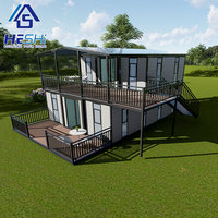 Maison préfabriquée en conteneur extensible de 20 pieds 40 pieds bon marché, deux chambres à coucher, expédition, maison mobile préfabriquée, maison préfabriquée préfabriquée