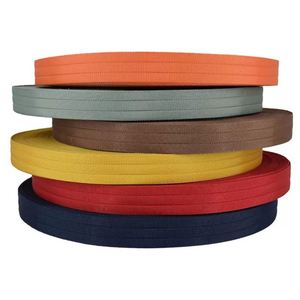 สายรัดโพลีเอสเตอร์สำหรับกระเป๋า สิ่งทอสำหรับบ้าน เข็มขัด สายรัดโพลีเอสเตอร์เลียนแบบไนลอน สายรัดแบบสามร่อง - Product Image 2