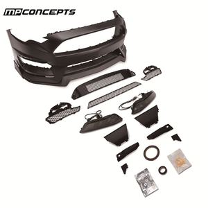 Pala frontal envolvente grande <span class=keywords><strong>Shelby</strong></span> para parachoques delantero modificado 18-23 <span class=keywords><strong>Mustang</strong></span> <span class=keywords><strong>GT350</strong></span>, escape de Material ABS de nueva condición para actualización - Product Image 1
