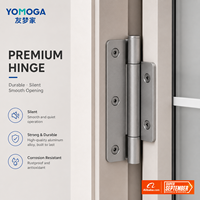 Puerta de Baño de Vidrio con Perfil Delgado, Marco de Aluminio Moderno, Puerta Interior para Inodoro, Tamaño Personalizado