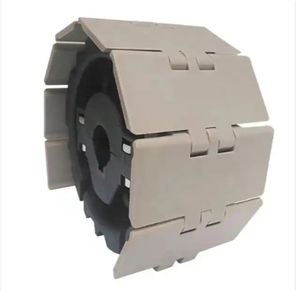 820/821/880टैब/882टैब भारी शुल्क प्लास्टिक चेन प्लेट फ्लैट टॉप पूर्ण कन्वेयर बेल्ट - Product Image 5