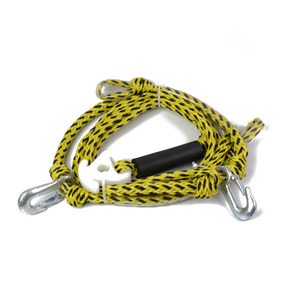 Câble de remorquage personnalisé tressé creux pour bateau et <span class=keywords><strong>voiture</strong></span>, corde de remorquage polyvalente avec crochet - Product Image 1