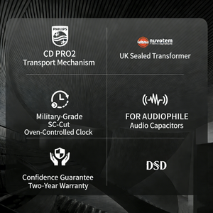 AL-03 CDT-6 MINI เครื่องเล่นซีดี/DSD ระดับออดิโอไฟล์  พร้อมกลไก CDPro2/CDM4 ที่สามารถอัปเกรดได้  รองรับการส่งออก DSD เพื่อการเล่นคุณภาพสูง - Product Image 3