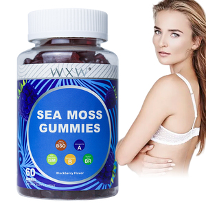 OEM/ODM <b>Sea</b> <b>Moss</b> Gummies <b>Natural</b> <b>Sea</b> <b>Moss</b> Gummy Candy Supplement for Immune and Detox Support - Product Image 1