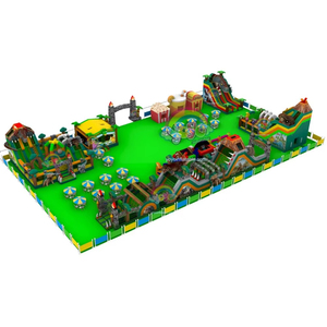 Ciudad de Diversión Inflable de PVC de 0.55mm Personalizable, de Grado Comercial, para Interiores y Exteriores, con Kit de Reparación Incluido - Product Image 4