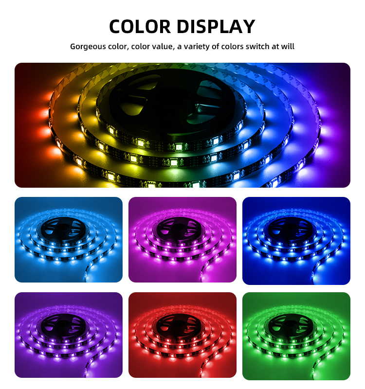 5V USB BT APP IP65 Waterproof TV Background Decorative RGB LED Strip Light Smd5050 Copper Body Epistar Chip Dimmable 2700-6500K · image 5