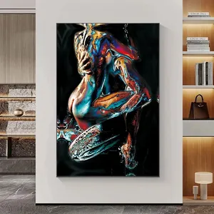 Graffiti Lover Sexy Nude Body Art Canvas Painting immagini a parete per soggiorno Wall Art poster stampe Home Cuadros Decoration