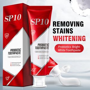 La <span class=keywords><strong>Mejor</strong></span> <span class=keywords><strong>Pasta</strong></span> Dental Probiótica Natural Sp10 para Eliminar Suavemente las Manchas, Proteger las Encías, Refrescar el Aliento y Blanquear los <span class=keywords><strong>Dientes</strong></span> - Product Image 4