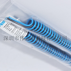Festo Spiral Tubing PUN-4X075-S-1-DUO-BS 197618 Pneumatic Hose Blue Black Dual Layer - Product Image 1
