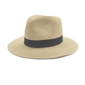 En gros Classique Western Noeud Ruban Chapeau Panama pour Couple D'été - Product Image 1