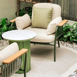 Ensemble de meubles de loisirs d'extérieur au design moderne, protection solaire contre la pluie, alliage d'aluminium pour villas, jardins, <span class=keywords><strong>immobilier</strong></span>, cours, maisons - Product Image 3