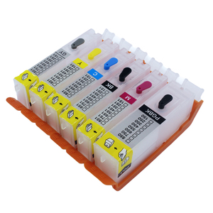 ตลับหมึกเติมได้ CLI-451 PGI-450 <span class=keywords><strong>6</strong></span>ชิ้นพร้อมชิปโค้งใช้ได้กับเครื่องพิมพ์ IP8740 MG7540 MG6340 <span class=keywords><strong>Canon</strong></span> - Product Image 4