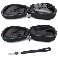 Sac de rangement rigide Eva avec poignée, étui de protection rigide anti-poussière et anti-chocs pour accessoires de jeu PS5 et Xbox Series X et Series S