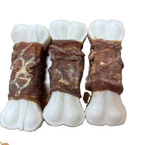 Penjualan Langsung Pabrik Nongwo Camilan Anjing Organik Bahan Daging Tulang Tekan Berlapis Bebek Kunyah untuk Kesehatan Gigi Tinggi Protein Umur Simpan 18 Bulan - Product Image 6