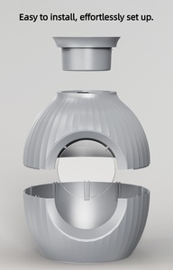 USMILEPET Grande Capacité Décor <span class=keywords><strong>Pot</strong></span> <span class=keywords><strong>de</strong></span> <span class=keywords><strong>Fleur</strong></span> Déodorant Litière pour Chat Toilette pour Animaux <span class=keywords><strong>de</strong></span> Compagnie avec Usine <span class=keywords><strong>de</strong></span> Contrôle des Odeurs - Product Image 6