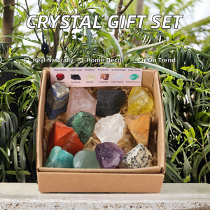 Paquete de Piedras de Cristal de Regalo, Piedras de Nacimiento, Cristales de Constelación Naturales Curativos con Juego de Piedras Pulidas, Decoración Feng Shui para el Hogar - Product Image 2