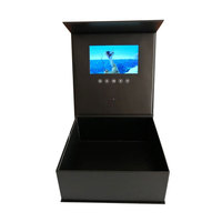 Kotak Video Pengiriman Stok Kotak Bunga Brosur Video LCD untuk Kemasan Hadiah atau Sampel Produk