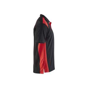 BLAKLADER - 332410509956XXXL Polo Negro/Rojo-EAN 7330509396612 CAMISETAS DE TRABAJO Y POLOS - Product Image 4