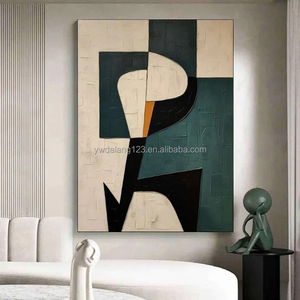 Bán Buôn Trừu Tượng Tinh Khiết Tay Sơn Sơn Dầu Trên Vải Hình Học Acrylic Handmade Nghệ Thuật Tường Tác Phẩm Nghệ Thuật Sơn Lớn Hiện Đại - Product Image 3