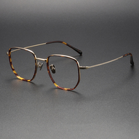 8512 Montures de lunettes de créateurs aux couleurs mélangées, dernières tendances, nouvelles montures de lunettes fantaisie aux couleurs vives pour hommes