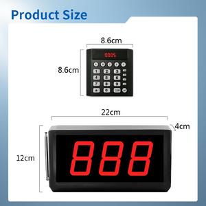 Sistema di Chiamata Numerata Wireless Facile da Installare per Ristoranti, Ospedali, Caffetterie e Uffici - Product Image 6