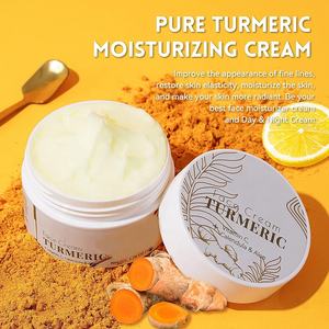 Crème de Jour Éclaircissante au Curcuma et Vitamine C, Hydratant <span class=keywords><strong>Visage</strong></span> Unifiant le Teint, Réduit les <span class=keywords><strong>Taches</strong></span> <span class=keywords><strong>Brunes</strong></span> et l'Hyperpigmentation - Product Image 1