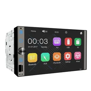 4g Android Car Stereo System 7 "2 Din Universal kapazitiver Touchscreen Double Din Android DVD-Player Autoradio