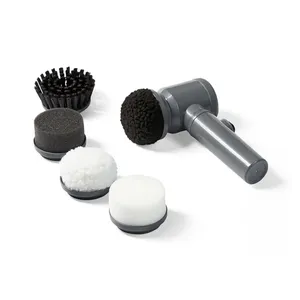 5 1でMulti機能Nylon Brush Electric Household Tools Window Cleaner Bathtub Cleaning BrushためBathroomとKitchen