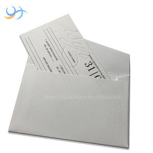 Cartes RSVP de luxe gaufrées à l'or avec enveloppes, cartes de réponse personnalisées pour suite d'invitations de mariage, de douche nuptiale et d'événements - Product Image 3