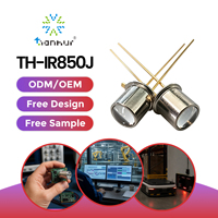 Diode LED IR 850 nm, boîtier métallique TO46, émetteur infrarouge à commutation rapide pour encodeur, robot intelligent, équipement d'automatisation