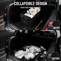 Organisateur de rangement pliable et durable pour véhicule, pour un coffre bien rangé, boîte de rangement pour voiture, rangement pour voiture, organisation du rangement pour voiture, rangement pour accoudoir de voiture