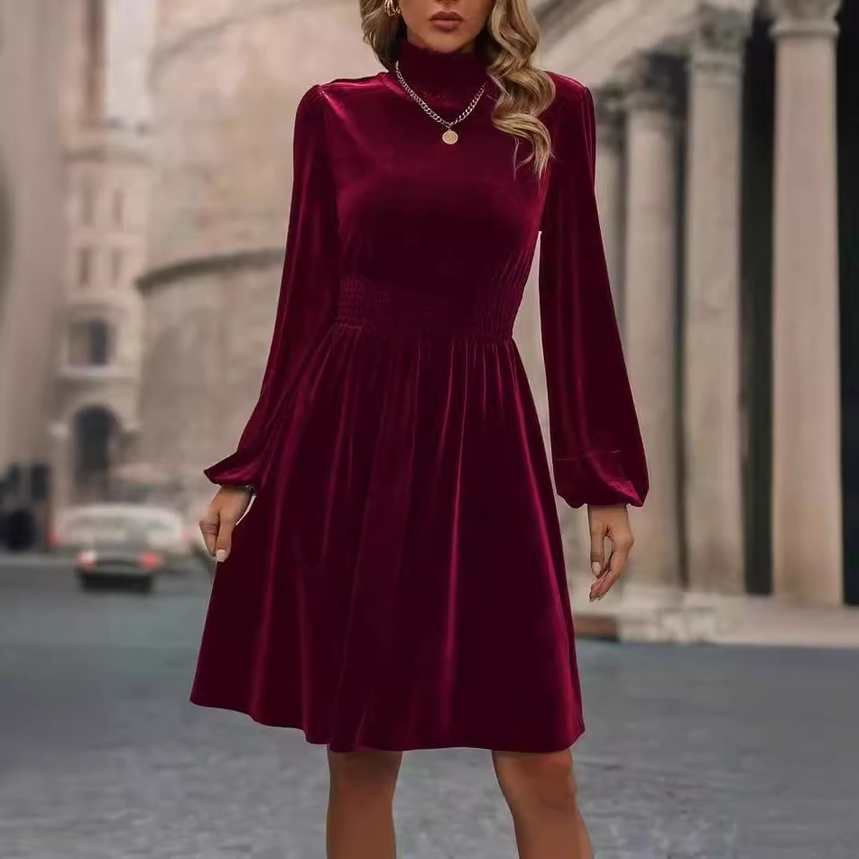 sachin and babi light blue dress Long Sleeve Velvet Dresses