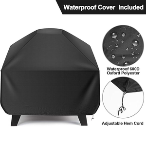 Garife Kare Propan Gazlı Ateş Çukuru, Kapaklı ve Lav Taşlı, 1 Yıl Sertifikalı Garanti - Product Image 6