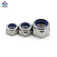 Écrou de blocage à bride UNC 1/2 pouce réutilisable en acier inoxydable SS304 ISO 7041 pour remorques et usage agricole, fabriqué par un fabricant OEM