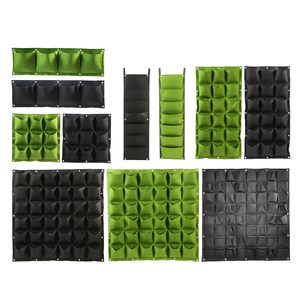 Planteur de jardin <span class=keywords><strong>Vertical</strong></span>, tissu à 9 poches pour <span class=keywords><strong>plantation</strong></span>, sacs de croissance - Product Image 6