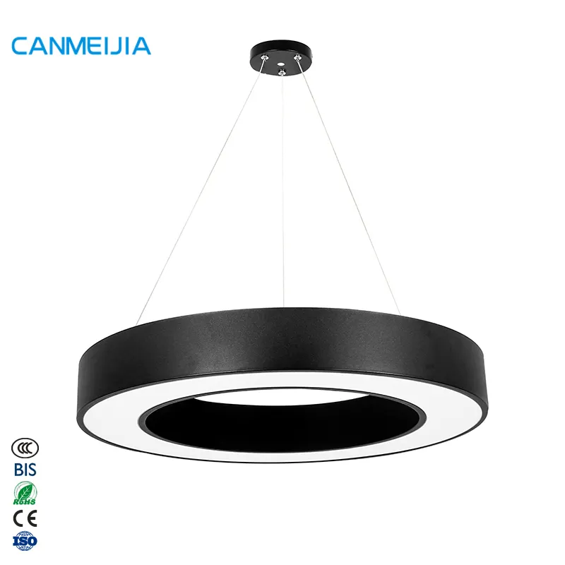 45W 50W Office Classic Living Room circle Pendant Lighting LED Techo De Pie Luz chandeliers & Pendant Light