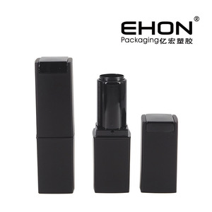 Tube de Rouge à Lèvres Carré Personnalisé en Gros, Contenant Cosmétique en Plastique ABS, Tube Vide pour Baume à Lèvres avec Joint Plat Supérieur, Emballage de Tube de Rouge à Lèvres - Product Image 5