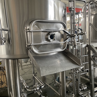 Chaudière de brassage électrique 150L à trois cuves avec cuve de mouture, cuve de brassage et cuve de tourbillonnage pour la fabrication de bière