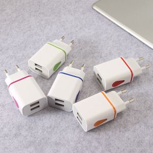 Adaptateur d'alimentation à charge rapide avec éclairage LED à 2 ports pour téléphones portables et écouteurs, idéal pour les voyages - Product Image 5