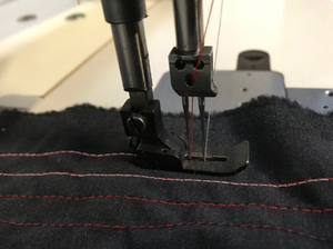 Nouveau Jukis 382 Tandem Double aiguille point droit Machine 380 Double aiguille Double point de chaîne Machine à coudre prix usine - Product Image 2