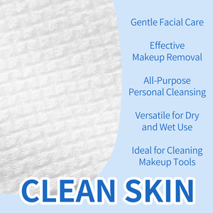 Handuk wajah sekali pakai XL kulit bersih tisu kering wajah bening untuk teknologi bukan tenunan kulit sensitif - Product Image 2